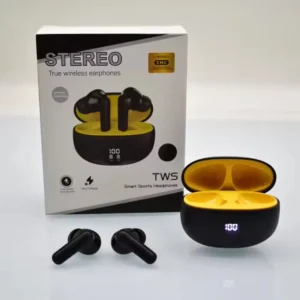 Stereo Wireless Bluetooth Earbuds With Digital Display