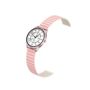Kieslect Lora Lady Smart Calling Watch Pink Magnetic Strap