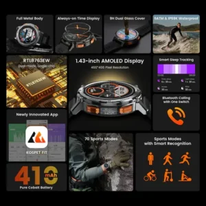 Tank T2 Special Edition Smart Watch Silver